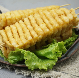 兰花串关东煮麻辣烫兰花干小串豆腐豆皮20串素串烧烤烫煮食材豆串