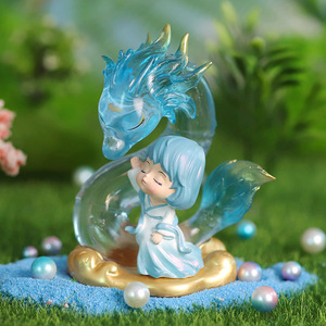 51box上古神话传说盲盒女孩男生版娃娃摆件儿童手办神兽公仔礼物