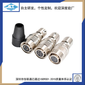 厂家 工业相机线圆形航空插头2芯4针6芯 hr10a-7p-6s微型电连接器