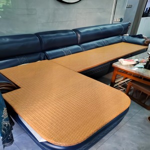 定制皮沙发硬坐垫凉席夏季防滑不塌陷不变形实木藤板硬垫护腰护脊