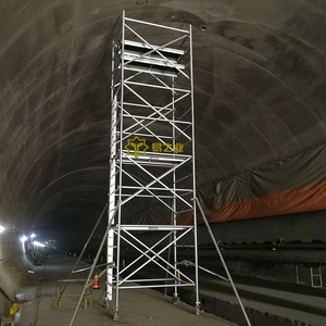 建筑架活动架子 铝合金脚手架工地移动架组合装修铝架梯架活动架