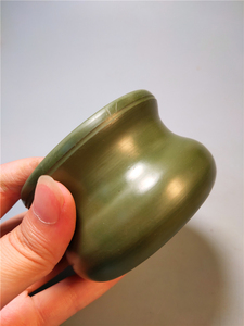 天津老谷名家全手工瓜皮绿直筒蝴蝶蟋蟀叫罐