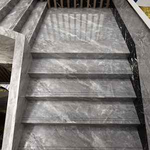 通体大理石楼梯踏步瓷砖台阶地砖 负离子加厚新款1.2米一体式梯级