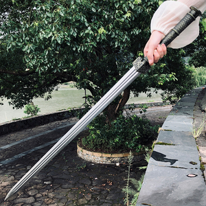 龙泉剑刀镇宅长款汉剑特色礼品收藏正品锰钢一体刀剑冷兵器未开刃