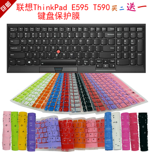 联想ThinkPad P15v P15s E15 E595 T590键盘保护贴膜15.6英寸P52S电脑防尘罩P52 P53笔记本按键防水套垫
