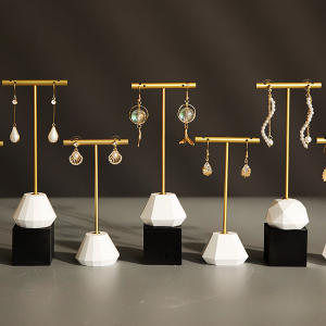 耳环架子展示架店铺创意石膏金属耳饰品收纳架子拍照珠宝展示道具