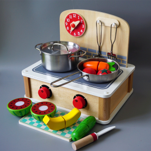 幼儿园区角不锈钢仿真厨具灶台过家家厨房玩具小卖部瓦斯炉烧烤架