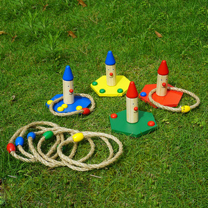 益智玩具亲子套环套圈圈游戏投掷投环室内外亲子趣味扔圈圈9人付款17