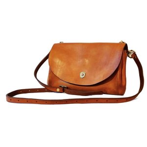 官方代理日本vasco手工复古牛皮折叠复古斜挎包男女