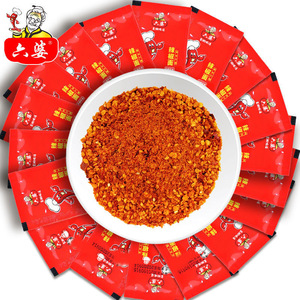 六婆辣椒面2g*40袋烤肉蘸料四川火锅香辣干碟串串烧烤料小包袋装