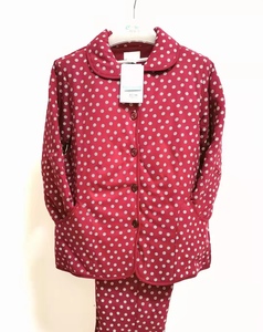 棉花堡家居服女冬装夹棉睡衣套装纯棉加厚保暖柔软透气舒适时尚