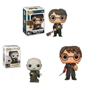 哈利波特电影周边手办funko pop伏地魔公仔玩偶模型车载摆件盲盒