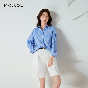 摩奥女长袖衬衫