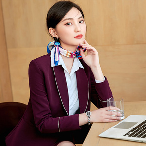 东航空姐制服高端职业装女新款售楼部前台接待客服礼仪工作服套裙