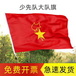 982人付款淘宝大气红色少先队员队旗微课课件讲故事视频背景剪映视频