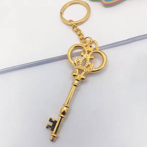 钥匙模型钥匙扣挂件创意金色锌合金金属车内卡通系列车载车钥匙