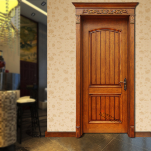 厂家直销室内原木门美式实木门实木烤漆门室内套装门平开家用房门