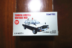(现货)tomy tomytec tlv n27a toyota corolla 1500 群马县 警车