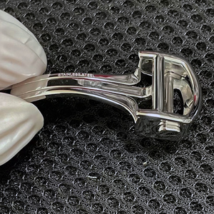 卡地亚表带表扣折叠扣新款原装蓝气球 帕莎 山度士皮带扣子16mm