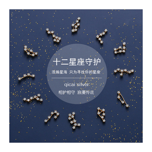 12星座耳环