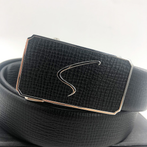 沙驰satchi2022年新款专柜正品头层牛皮商务男士皮带aa43454-42h