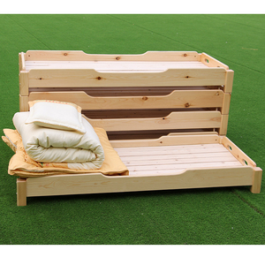 厂家直销幼儿园樟子松叠叠床幼儿园实木床专用床儿童木质床单人床