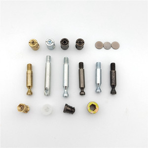 小烟斗强力四合一小榔头连接件板式家具柜体紧固件组合扣五金配件