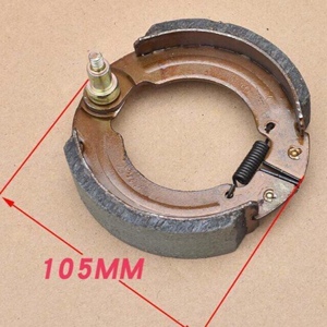 刹车片110前刹车片电动三轮车前铁鼓刹刹车蹄块110单开制动片