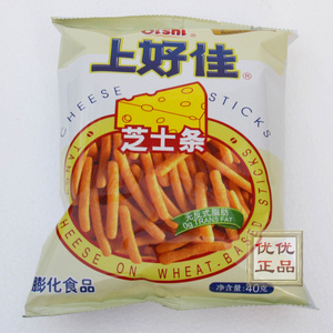 10袋包邮上好佳芝士条40g中包膨化美味好吃休闲零食(10袋36元)