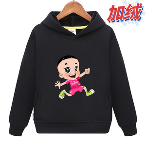 男童卫衣大头儿子与小头爸爸图案童装儿童上衣服女秋童宝宝冬外套