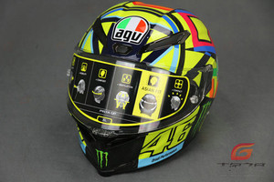 大淘之星 agv pista gp r rossi 日月罗拉 罗西碳纤维头盔摩托