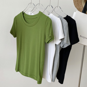 果绿色打底t