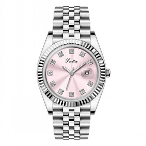 品牌正品名牌轻奢小众手表嘻哈水鬼女日志不锈钢手表防水石英腕表