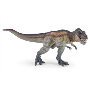 法国papo蓝色行走暴龙模型55057儿童仿真恐龙玩具侏罗纪霸王龙