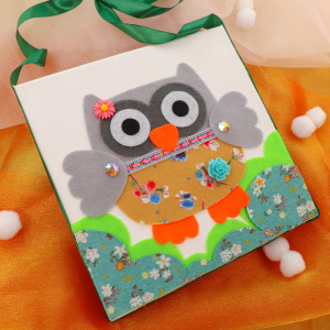 原创手工diy传统布艺贴画节气节日儿童创意制作材料包成品装饰画