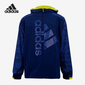Adidas阿迪达斯大童训练休闲运动双面穿连帽夹克外套GP0778GP0790