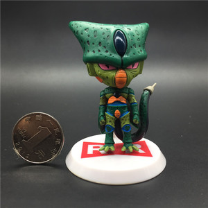 正版眼镜厂 七龙珠 小沙鲁 q版迷你大头手办摆件一番赏盒蛋