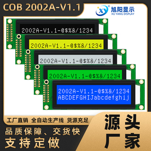 2002A-V1.1蓝屏5V接口靠上LCD液晶屏20x2字符X5前级功效显示器COB