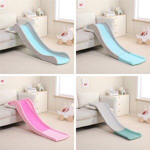 儿童室内床上滑梯宝宝家用滑滑梯加长小型床沿沙发楼梯滑道板幼儿
