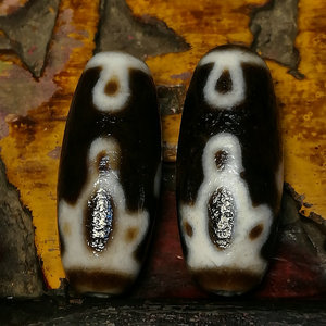 西藏欢喜佛财神天珠天然玛瑙勒子桶珠男女多宝串锁骨项链吊坠配饰