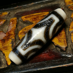 西藏包浆四眼十字平安佛天珠男女民族风锁骨项链吊坠多宝手串配饰