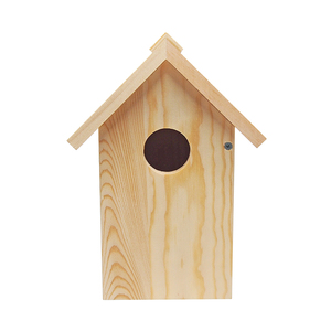 山雀鸟窝户外防雨木质鸟屋树上小鸟房子室外阳台庭院花园装饰鸟舍