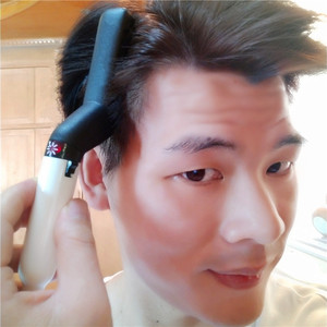 韩国男士造型电发梳多功能直发梳背头定型梳子顺发梳抖音蓬松造型