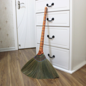 手工编织芒草扫帚软毛扫把家用木地板瓷砖清洁扫头发神器单个笤帚