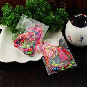 网兜网袋鸡蛋七彩咸鸭蛋蛋袋材料包兜蛋编织挂袋五彩渐变蛋网挂件