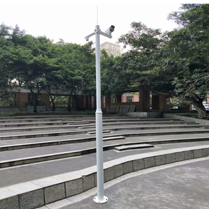 组合监控立杆3米 枪机立杆球机摄像机3m分段式拼接合成监控杆3米