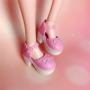 儿童60厘米娃娃高跟鞋子叶罗丽公主平底鞋大bjd配饰衣服配件孩子