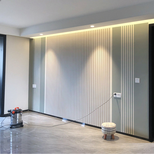 2022新款电视背景墙壁纸自粘装饰客厅沙发轻奢风格栅线条影视墙布