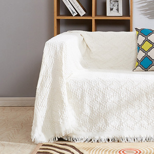 纯色沙发套 通用布单子全包现代北欧风棉麻ins风沙发盖布沙发巾