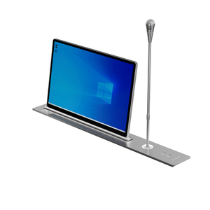 超薄液晶屏升降器带 话筒一体同步无纸化会议桌面高清隐藏试升降